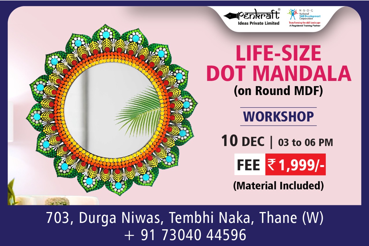 Penkraft Life Size Dot Mandala Workshop! 
